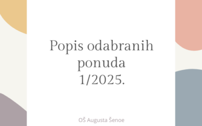 Popis odabranih ponuda