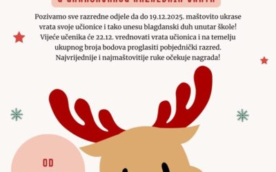 Natječaj za najljepše ukrašena vrata učionice